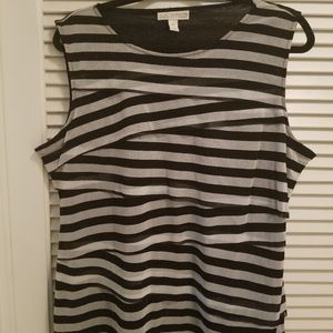 Dana Buchman Black Tie Top